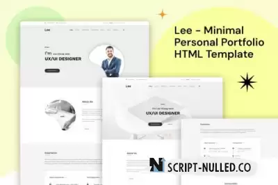 Lee - Minimal Personal Portfolio HTML Template