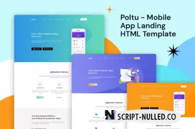 Poltu - Mobile App Landing HTML Template