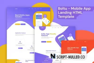 Boltu - App Landing HTML Template