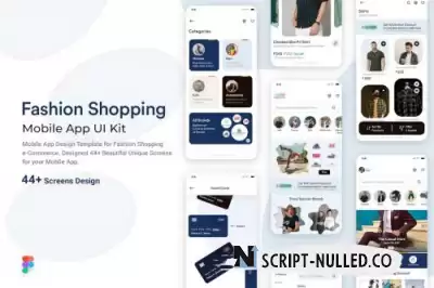 Fashion Shopping E-Commerce Mobile App UI Kit