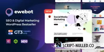 Ewebot - SEO Marketing Digital Agency  v3.0.7 - Nulled