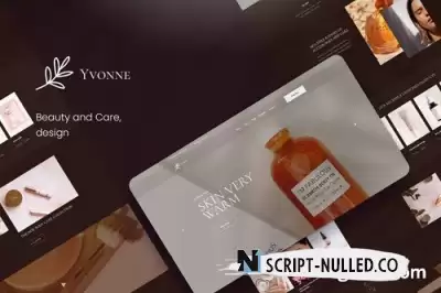 Yvonne Beauty PSD Template