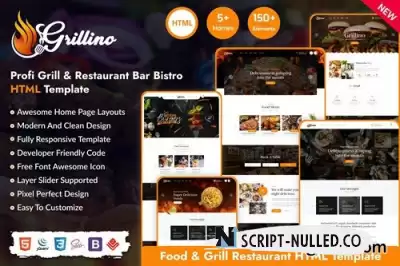 Grillino - Grill, Restaurant & Food HTML Template