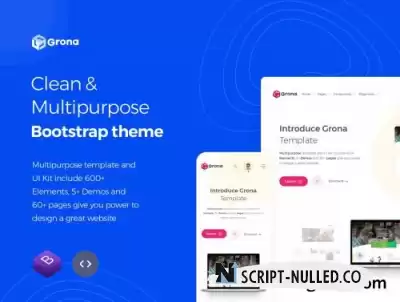 Grona - Bootstrap template and UI kit