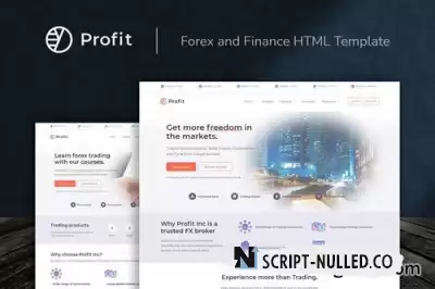 Profit - Forex and Finance HTML Template W8RU6SC