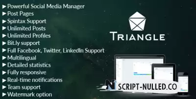 Download - Triangle v1.0 - Facebook, Twitter, LinkedIn Social Media Manager