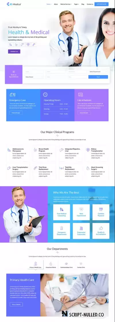 JD Medical v1.5 - Responsive Healthcare Joomla Template