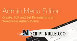 Admin Menu Editor Pro v2. 25-Admin Menu Editor-WordPress Control Panel