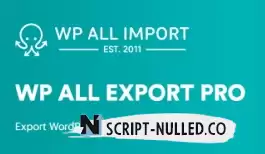 WP All Export Pro 1.8.9 - data export for WordPress