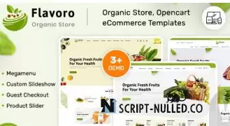 Favero v2.0.4 - OpenCart 3 Organic Food Store