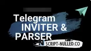 The script is a public parser,spammer,inviter for telegrams