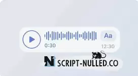 The script recognizes voice messages in a Telegram