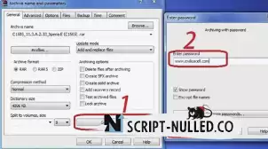 The script for selecting passwords for archives .rar,zip