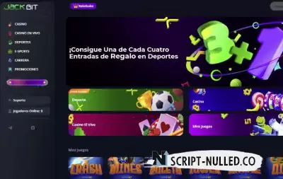 Script jackbit video game and football betting platform