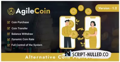 AgileCoin - Alternative Coin Platform v1.2 (Nulled)