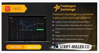 Tradexpro Exchange - Crypto Buy Sell and Trading platform (Nulled)