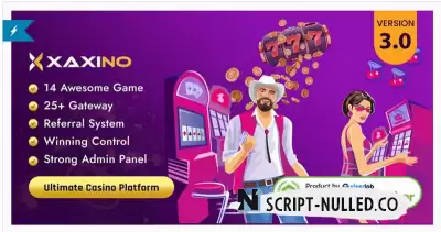 Xaxino - Ultimate Casino Platform v3.0 (Nulled)