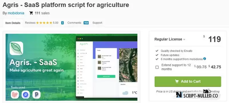 Agris - SaaS platform script for agriculture (Nulled)