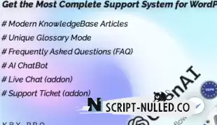 KnowledgeBase Glossary, FAQ & Help Desk ChatBot v7.9.6 - Knowledge Base Plugin, FAQ, and Support Chat