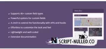 Meta Box + 29 extensions v5.9. 11 NULLED